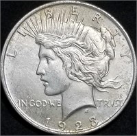1923-P Peace Silver Dollar Gem BU from Set