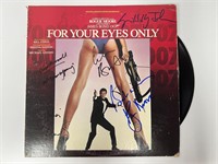 Autograph COA For Your Eyes Only Vinyl