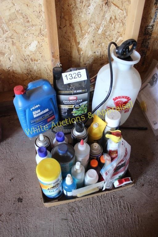 Garage Chemicals w/2 Gallon Sprayer