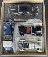 (E) Assorted Scale Model Cars. Models Include A