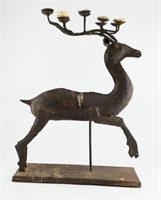 Vintage hand made/molded figural Reindeer 10