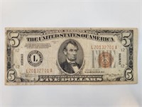 $5 Federal Reserve HAWAII FR-2301