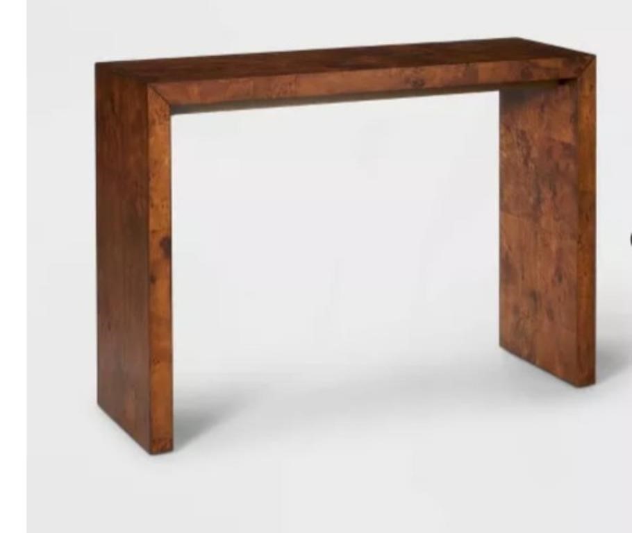 Ogden Burled Wood Console Table - Threshold