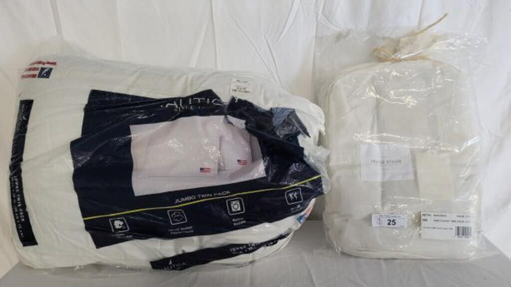 NAUTICA PILLOW TWIN PACK WITH TWIN DUVET