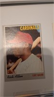 1970 Topps Baseball Richie Rich Allen Card