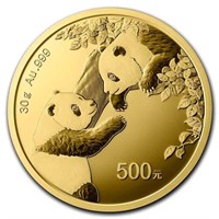 2023 China 30 Gram Gold Panda Bu