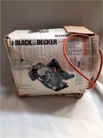 Black k and decker 7 1/4" circular saw untested