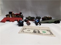 Vintage tonka military trucks and other toys