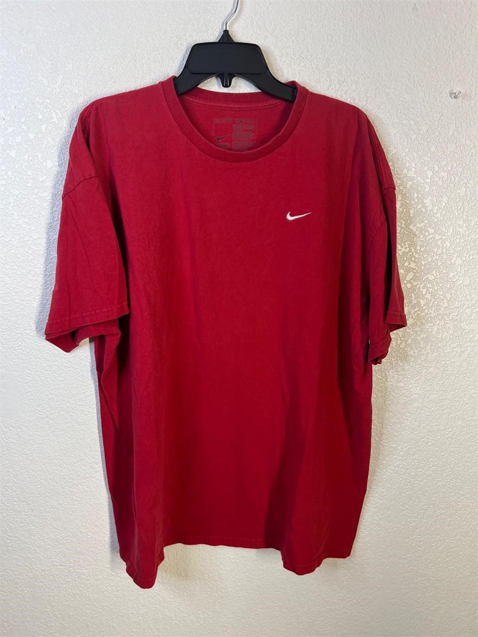 Nike Embroidered Red Check Shirt