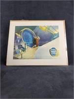 1984 Collectors Print "Things to Come" H.G. Wells