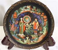 Hand Painted Russian Plate "The Stone Flower"