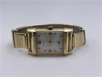 Vintage 14K Gold Bulova Men's Wristwatch