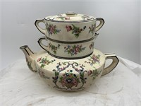 Japanese Floral Stacking Teapot