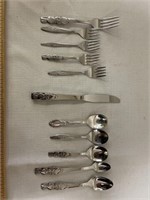 Kitchen & Dining Onieda Child Set Silverplate