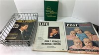 LIFE, 1960 POST, & JF KENNEDY MAGAZINES