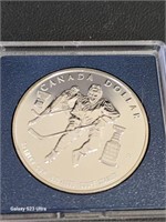 $1 Canada .925 Silver coin Stanley Cup 1893-1993