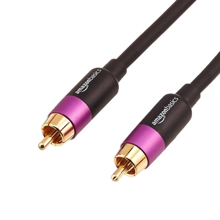Amazon Basics RCA Audio Cable for Stereo Speaker
