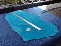 Tanned Suede Hide - Turquoise