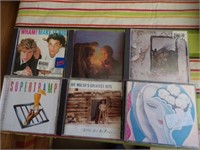 Music CD's Led Zepplin,Moody Blues, Joe Walsh