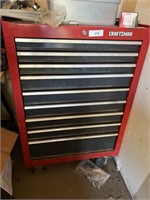 CRAFTSMAN TOOL CHEST ON WHEELS 9 DRAWERS