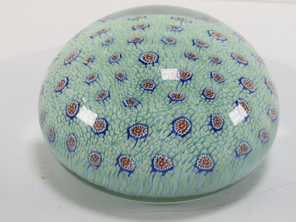 MURANO ART GLASS MILLEFIORI PAPERWEIGHT