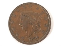 1834 Large Cent, Lg 8, Sm Stars, Med Letters