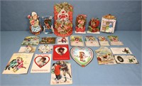 (22) Beautiful Die Cut Valentine's Cards