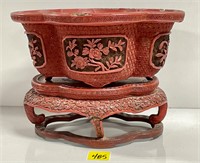 Early 19th Century Lacquer Chinese Flower PotStand