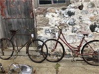 2 Vintage Ladies & Men's Bikes (As Is)