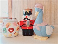 Cookie Jars, 1950's Napco Cookie Design Jar