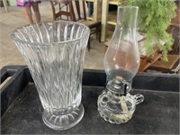 Crystal Vase and Lantern
