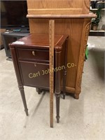 SMALL DARK END TABLE