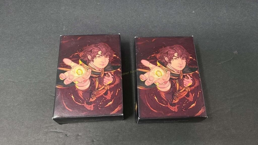2 DECKS OF MAGIC CARD LORD OF THE RINGS THEMED
