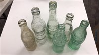 6 Early Soda bottles: Front Royal, Whistle, Dr.