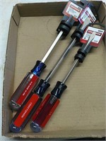 Three brand new craftsman screwdrivers