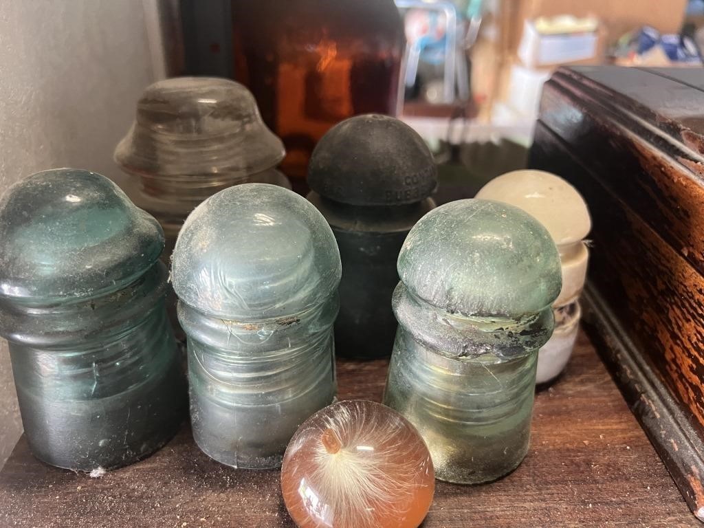 Antique Glass and Porcelain Insulators