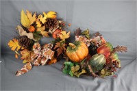 Autumn Themed Gourd Wreaths