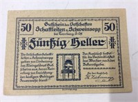 Austria 50 Heller Notgeld 1920 Crisp
