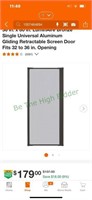 Retractable screen door