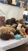 Group of 18 Stuffed Animal Bears