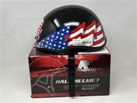 Raptor bike helmet/half helmet stars and stripes