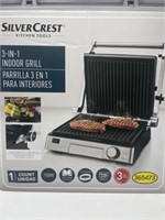 Silver Crest 3-In-1 Indoor Grill