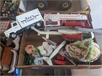 Toys including See's Candy Truck
