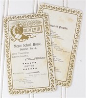 1897-98 Meyer, IL Graduation. Souvenir