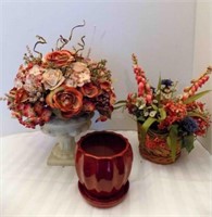 Flower Arrangements with containers