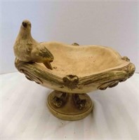 Ceramic Bird Bath Décor