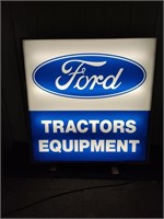 Large Ford Tractor & Equipment Light Up Sign