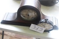WATERBURY MANTLE CLOCK AND SMALL DESK CLOCK