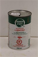 QUAKER STATE 2-CYCLE LUBRICANT CAN BANK