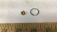 18k Ring Size5.5 and 16k Dental Gold